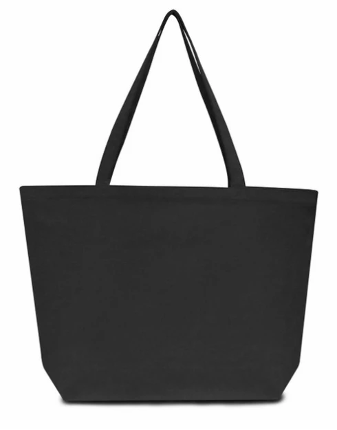 BLACK BEACH BAG